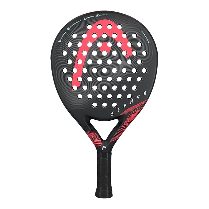 Load image into Gallery viewer, Head Zephyr 2023 Padel Racquet red
