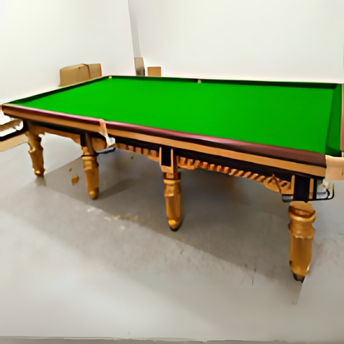 SCS Omega with Imported Slate & Steel Cushions Snooker Table