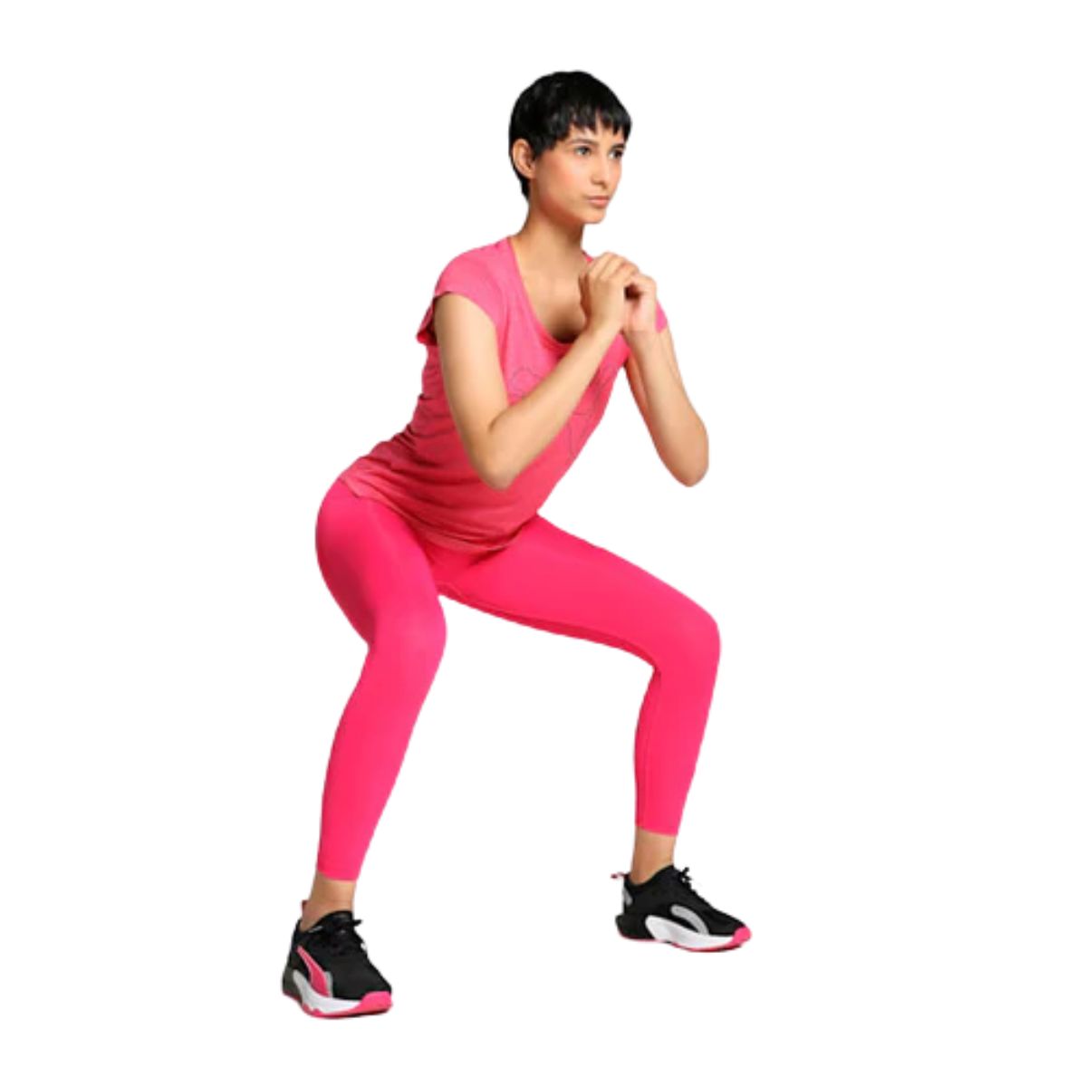 Puma Womens Performance Heather Cat Tee