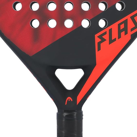 Head Flash 2023 Padel Racquet red close view