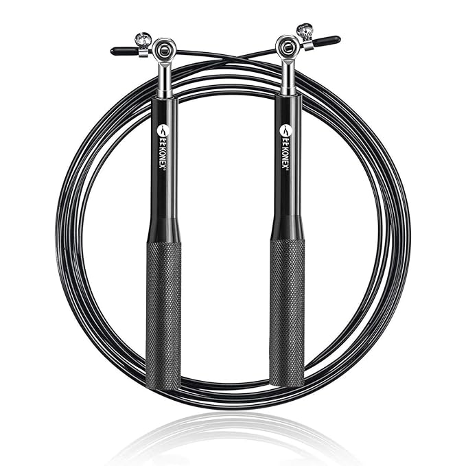 Load image into Gallery viewer, Konex Adjustable Steel Wire Skipping Jump Rope
