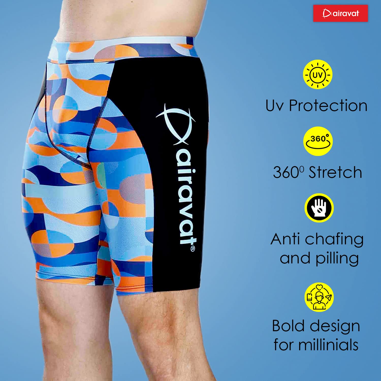 Airavat 1511 Orca Jammer Swimming Costume (Male)
