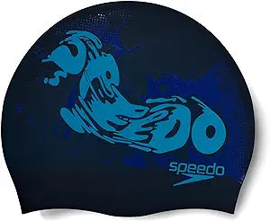 Speedo Slogan Print Swimming Cap
