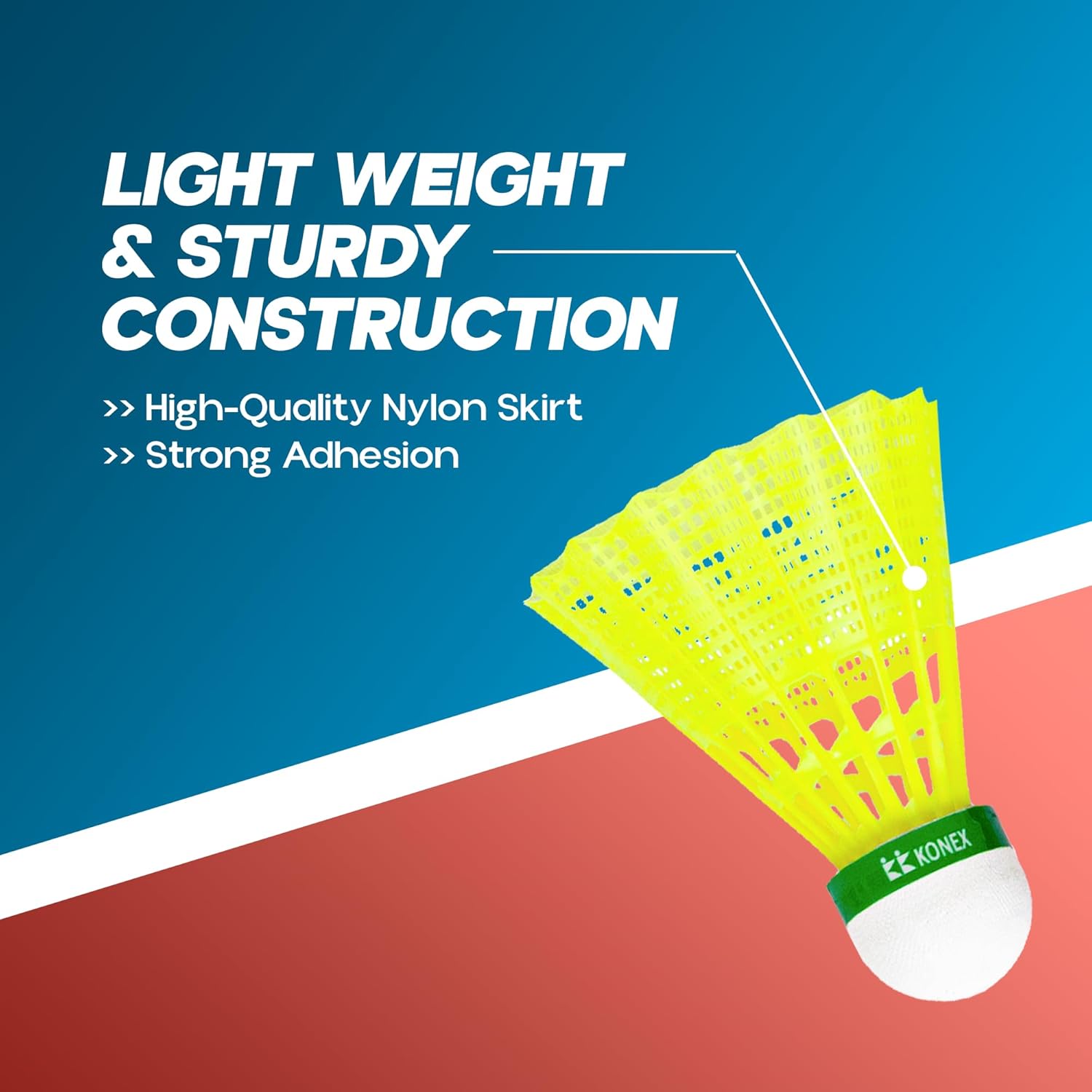 Konex CLS-311 Exercise Badminton Shuttlecock