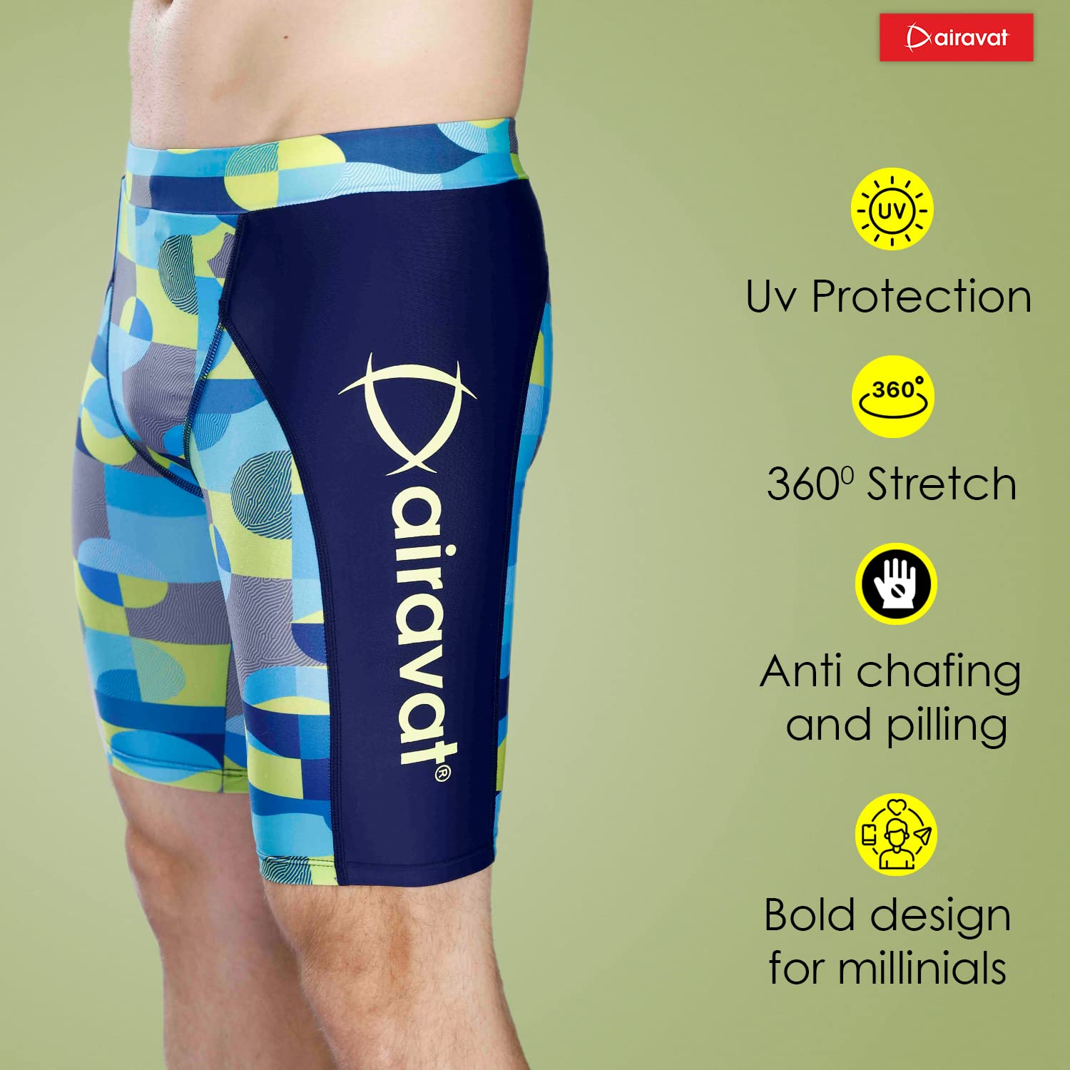 Airavat 1511 Orca Jammer Swimming Costume (Male)