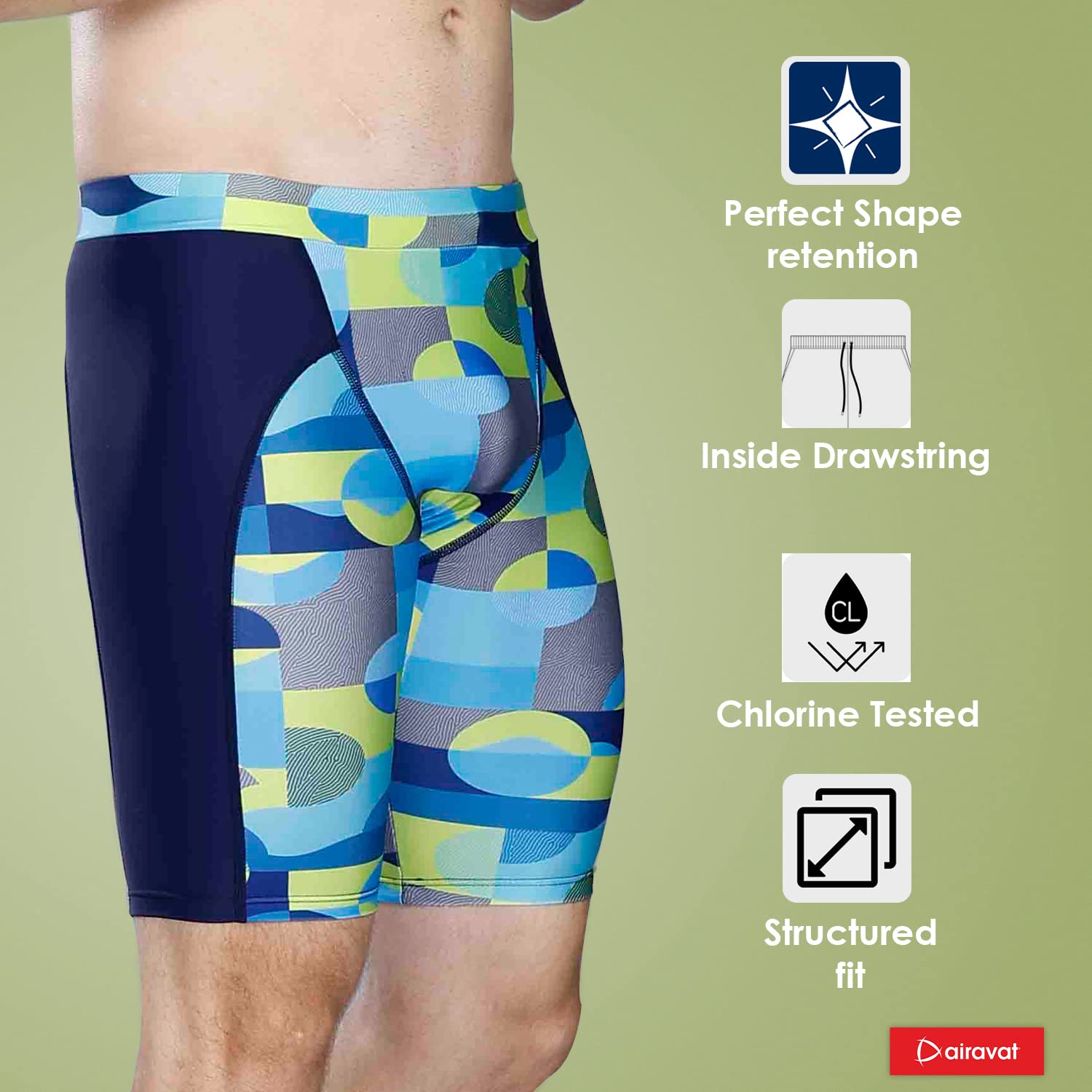 Airavat 1511 Orca Jammer Swimming Costume (Male)