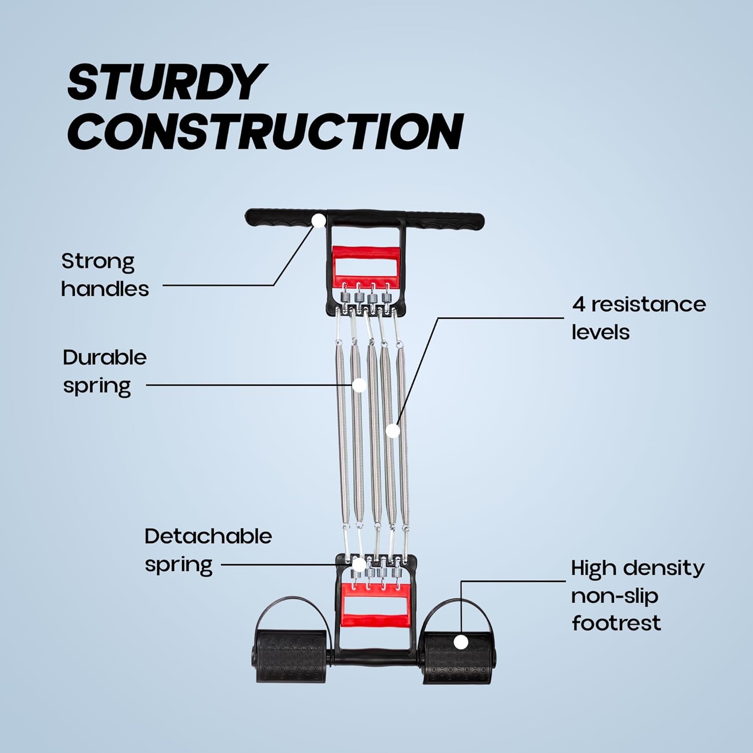 Konex CLS-2003 Tummy Trimmer (5 Spring)