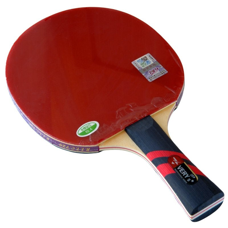 729 Very 5 Star Professional Wood Table Tennis Bat (1 Bat & 2 Balls with Cover)
