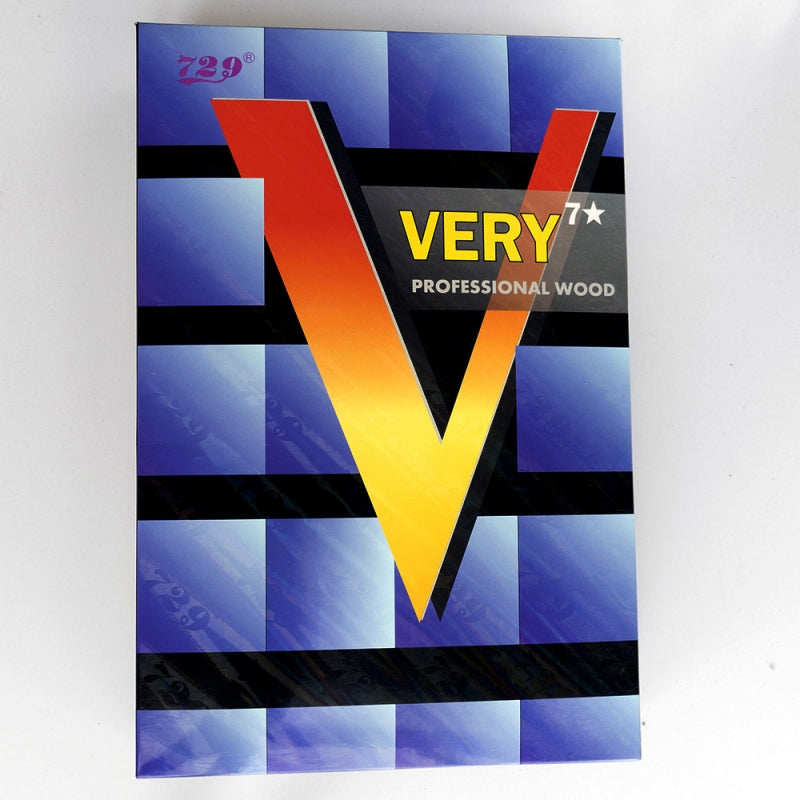 729 Very 7 Star Table Tennis Bat (1 Bat & 2 Balls With Cover)