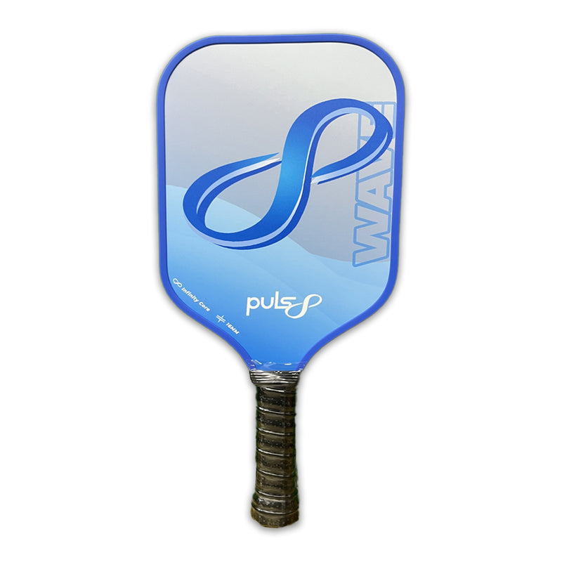 Load image into Gallery viewer, Puls8 Wave Cold Pressed Pickleball Paddle front view

