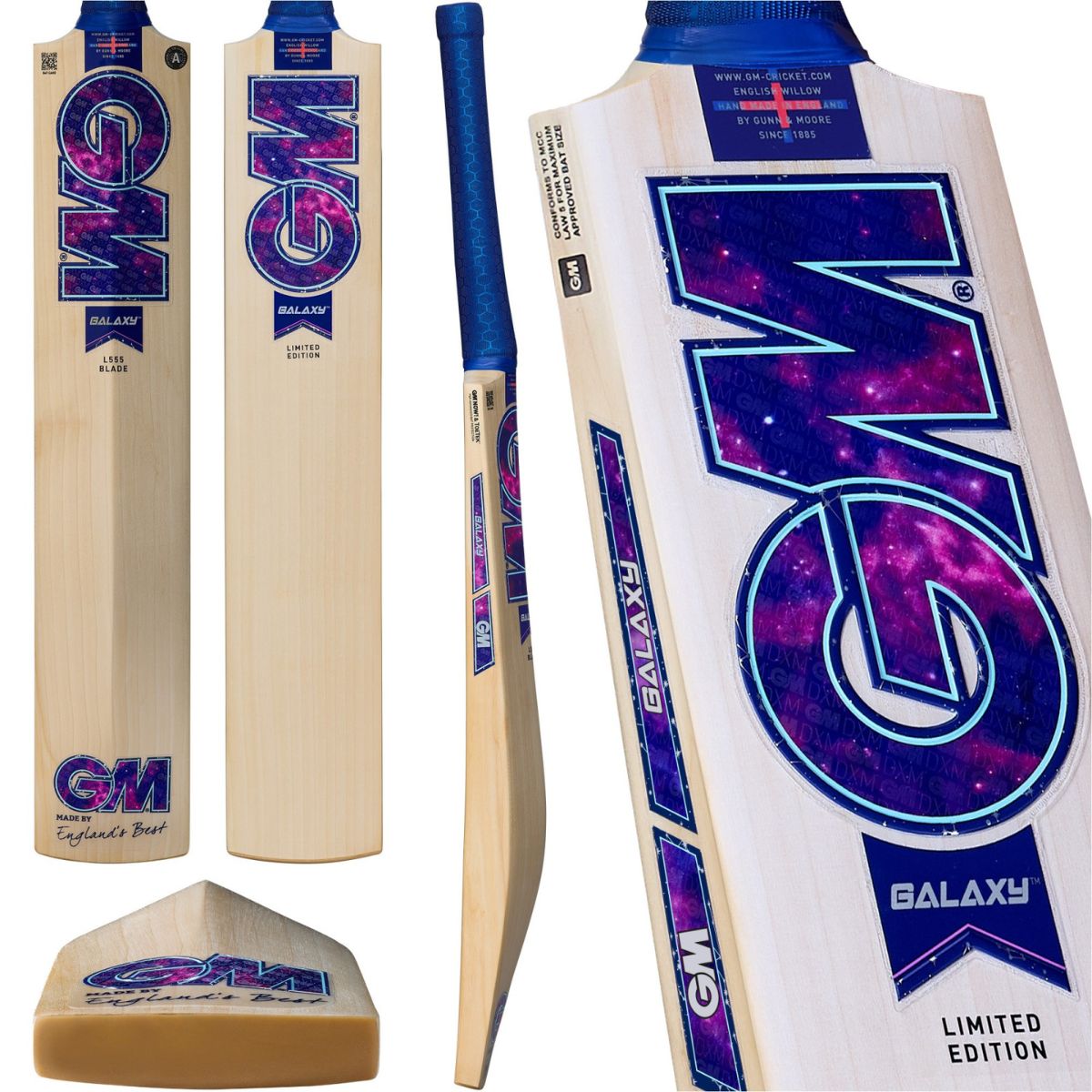 GM Galaxy 808 English Willow Cricket Bat