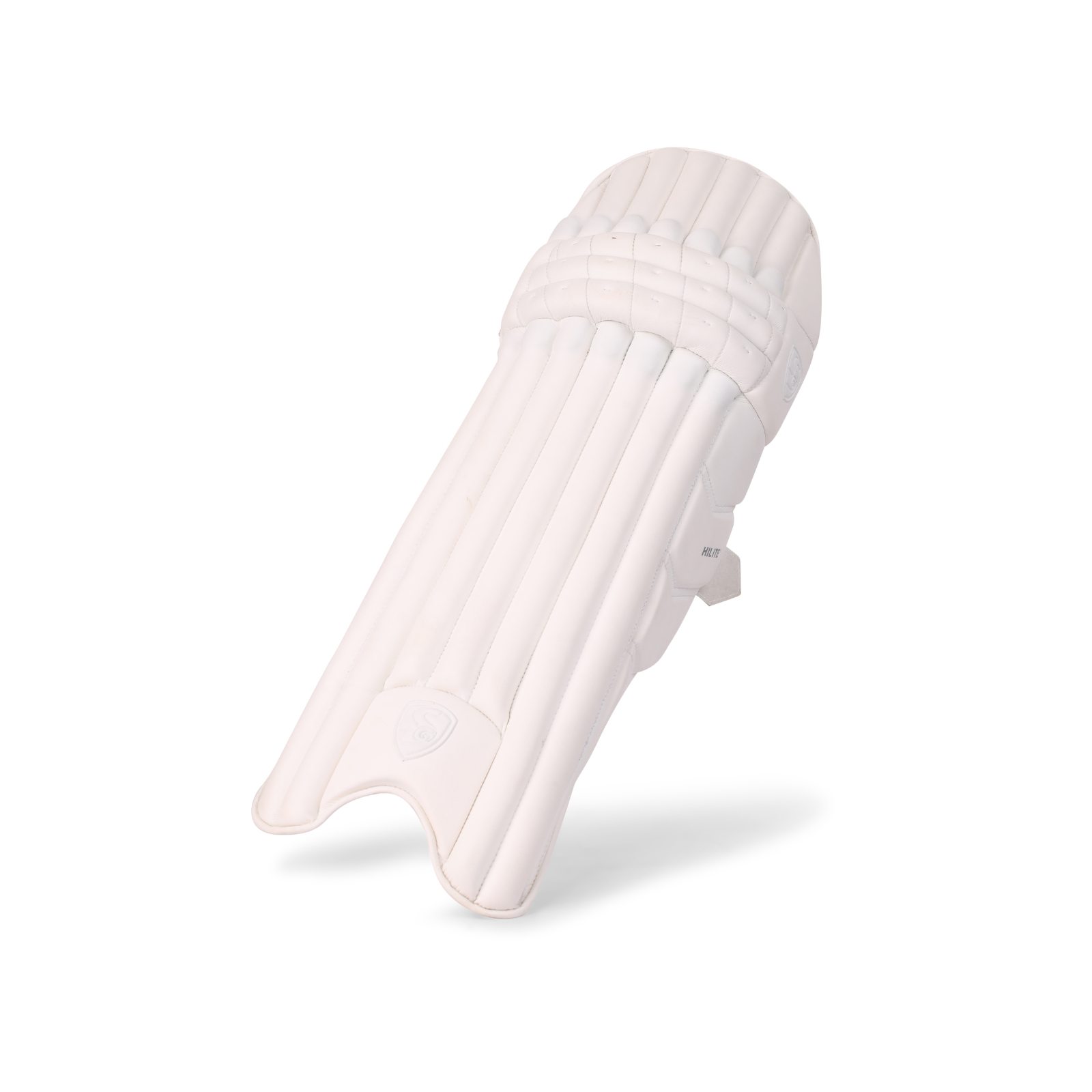 SG Hilite White Cricket Batting Pads bended