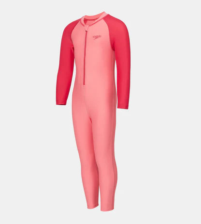 Speedo Colorblock Aop All In One Suit Female Swimming Costume