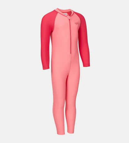Speedo Colorblock Aop All In One Suit Female Swimming Costume