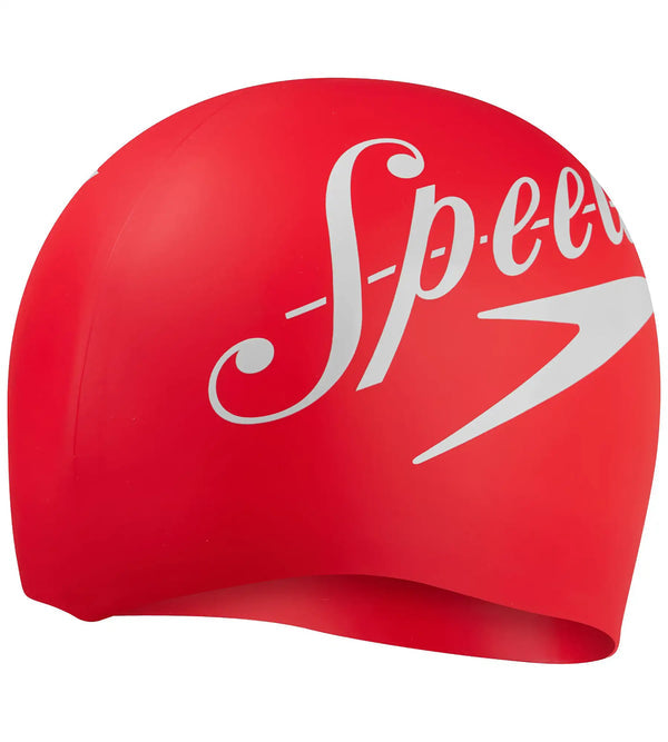 Speedo Printed Silicone  Swimming Cap
