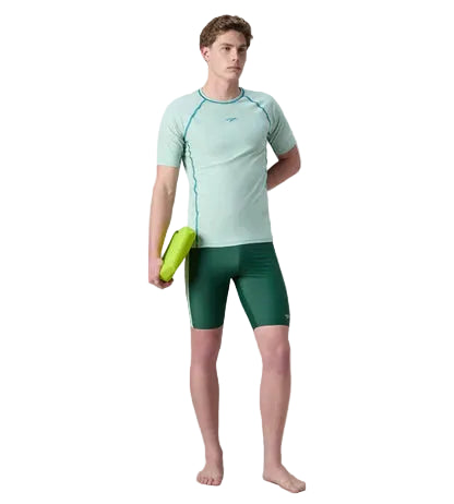 Speedo Short Sleeve Suntop Male Swimwear