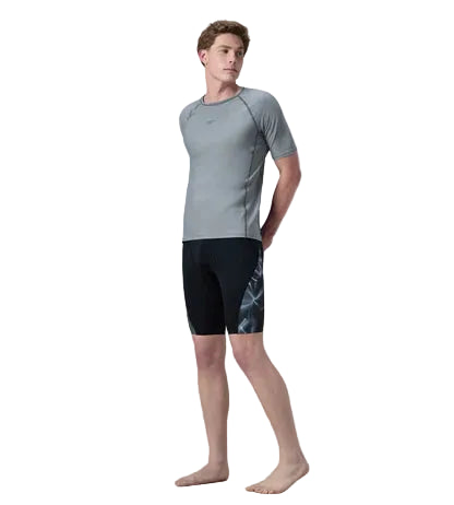 Speedo Short Sleeve Suntop Male Swimwear