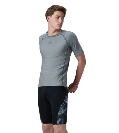 Speedo Short Sleeve Suntop Male Swimwear