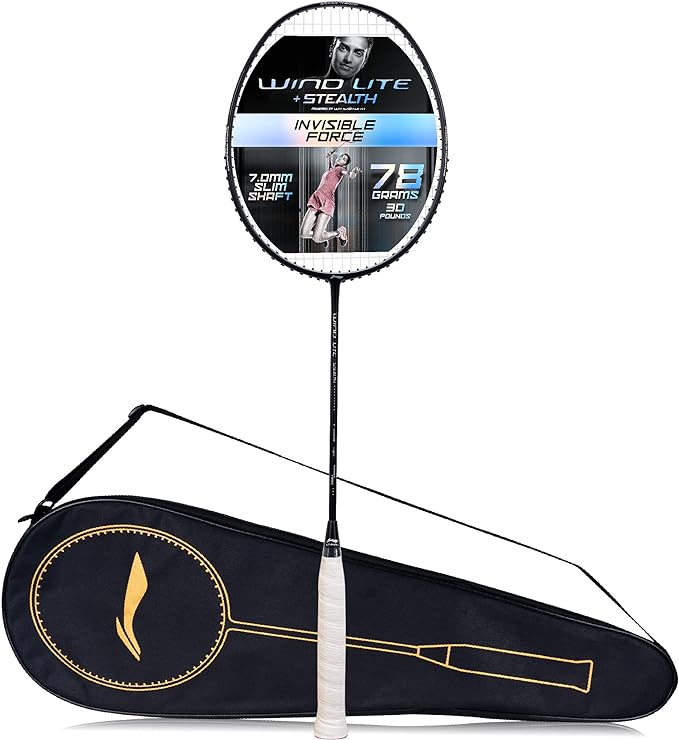 Load image into Gallery viewer, Li-Ning Wind Lite Stealth Badminton Racket
