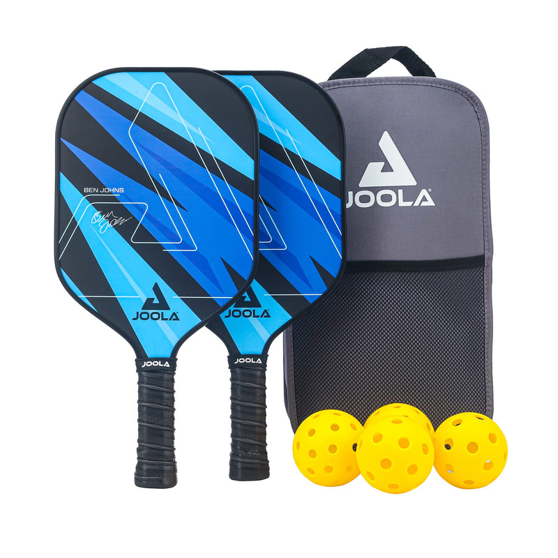 Load image into Gallery viewer, Close-up of Joola Ben Johns Pickleball Paddle showing grip and surface design
