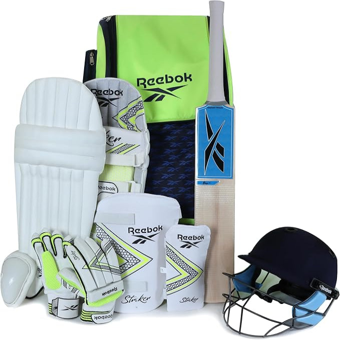 Load image into Gallery viewer, Reebok Striker Junior Cricket Kit Set
