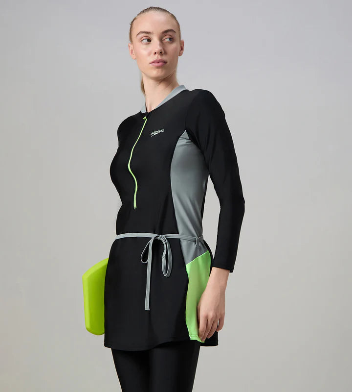 Speedo Af 2Pc Full Body Suit Swimming Costume (Female)