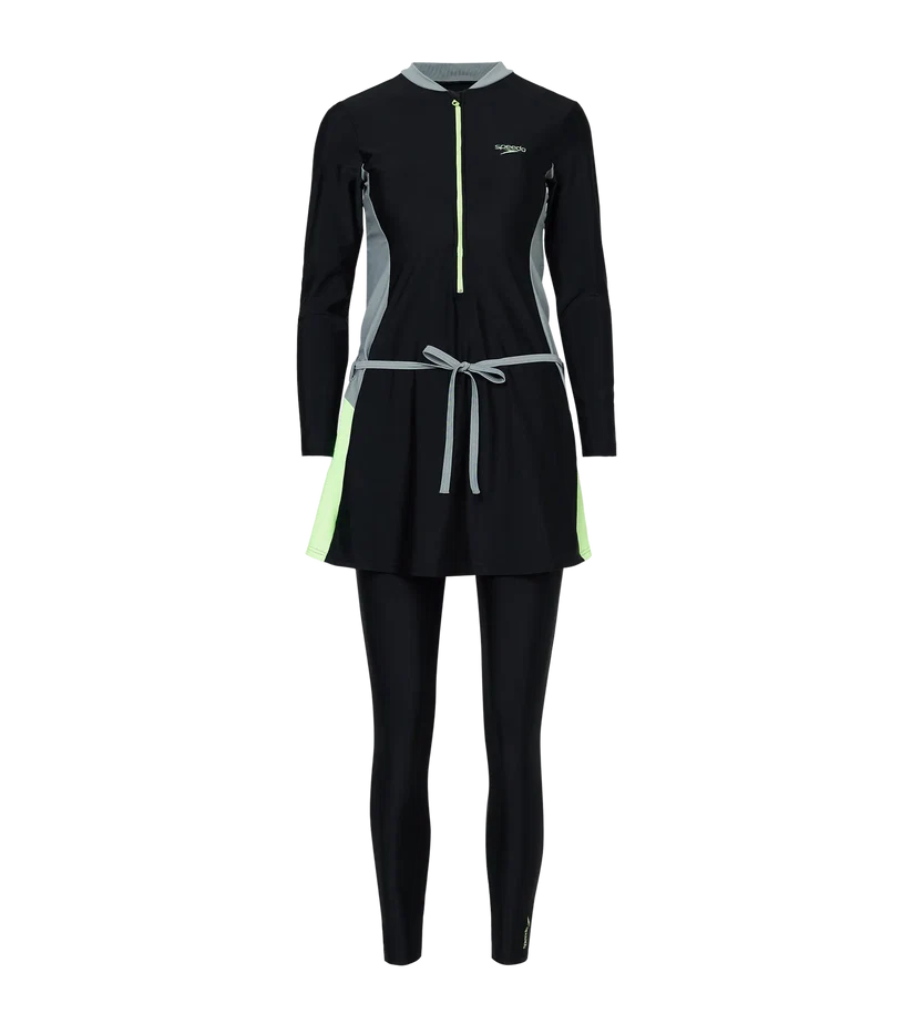 Speedo 2 Piece Closedback Full Body Suit Swimming Costume (Female)
