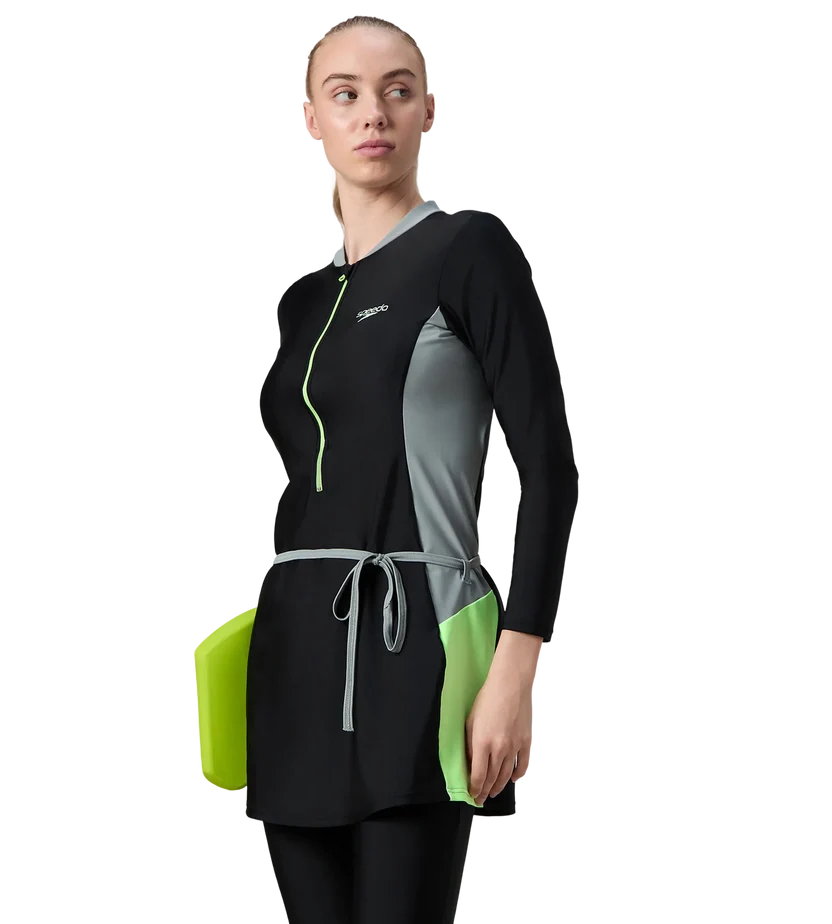 Speedo 2 Piece Closedback Full Body Suit Swimming Costume (Female)