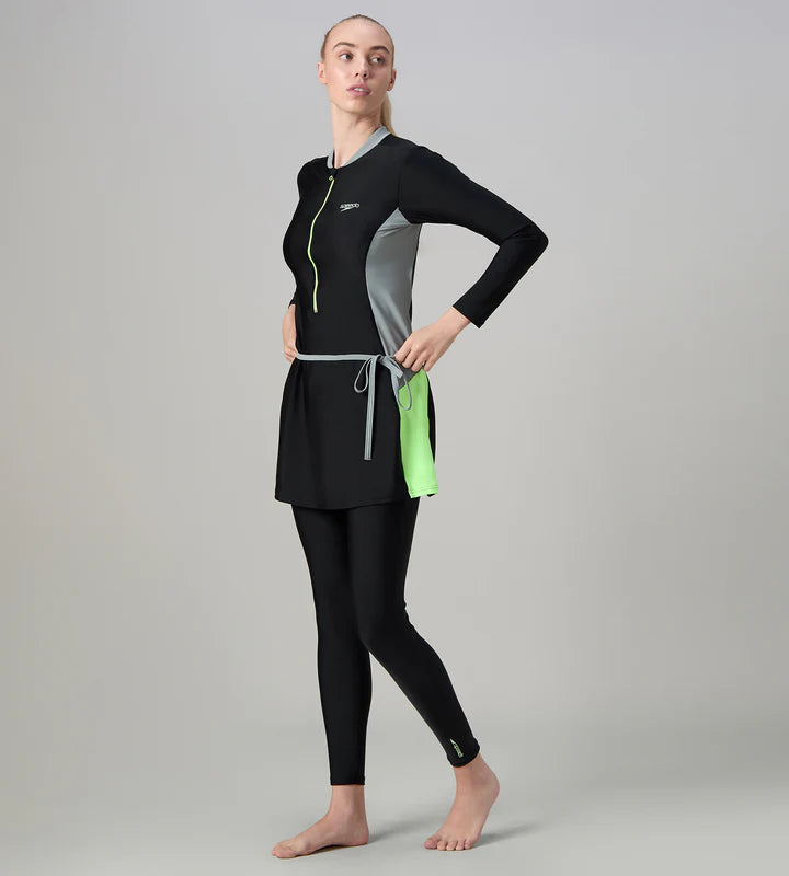 Speedo Af 2Pc Full Body Suit Swimming Costume (Female)