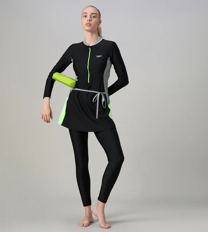 Speedo Af 2Pc Full Body Suit Swimming Costume (Female)