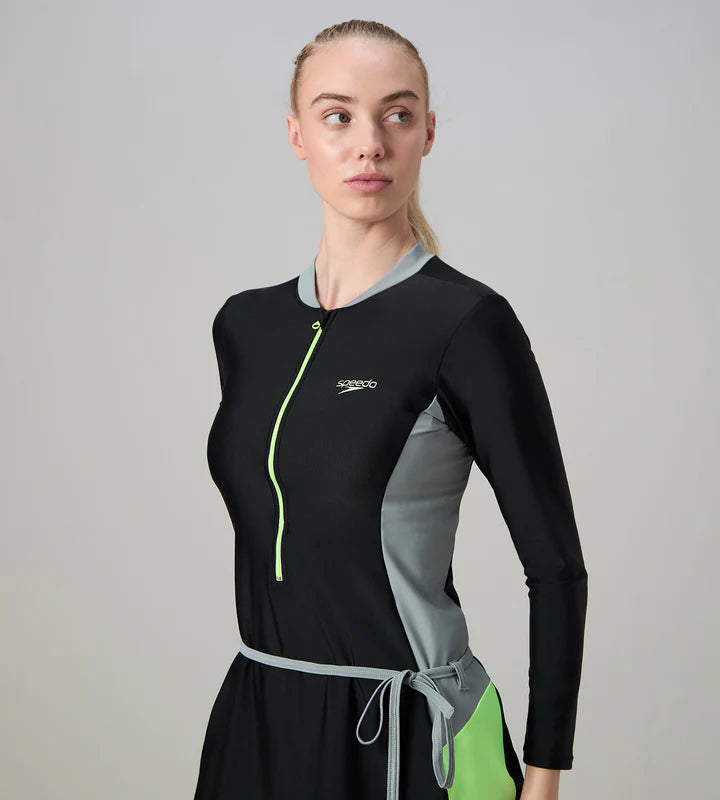 Speedo Af 2Pc Full Body Suit Swimming Costume (Female)