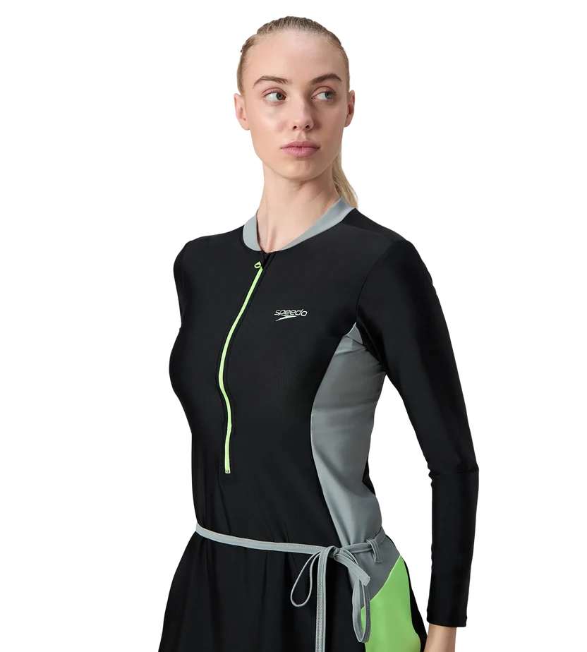 Speedo 2 Piece Closedback Full Body Suit Swimming Costume (Female)