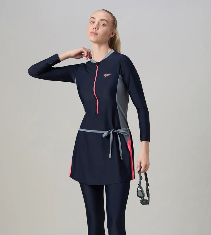 Speedo Af 2Pc Full Body Suit Swimming Costume (Female)