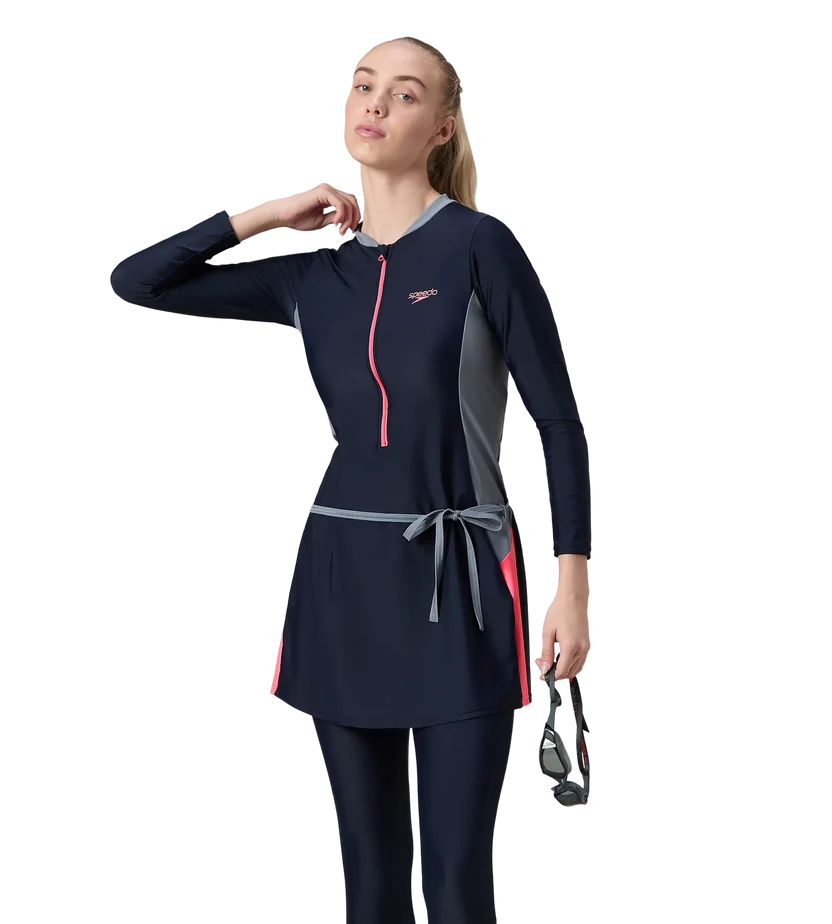 Speedo 2 Piece Closedback Full Body Suit Swimming Costume (Female)