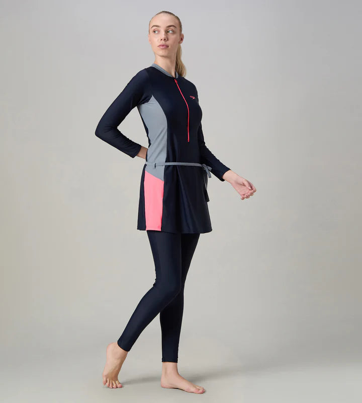 Speedo Af 2Pc Full Body Suit Swimming Costume (Female)