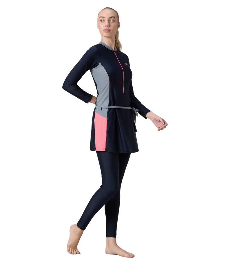 Speedo 2 Piece Closedback Full Body Suit Swimming Costume (Female)
