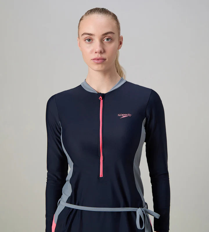 Speedo Af 2Pc Full Body Suit Swimming Costume (Female)