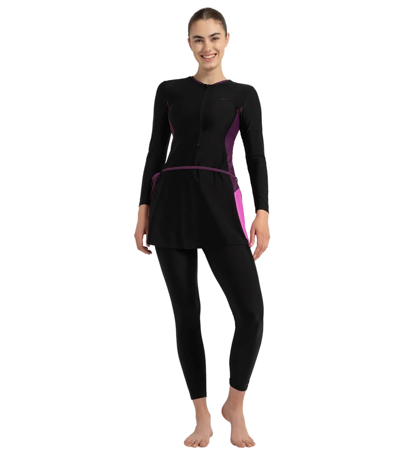 Speedo 2 Piece Closedback Full Body Suit Swimming Costume (Female)