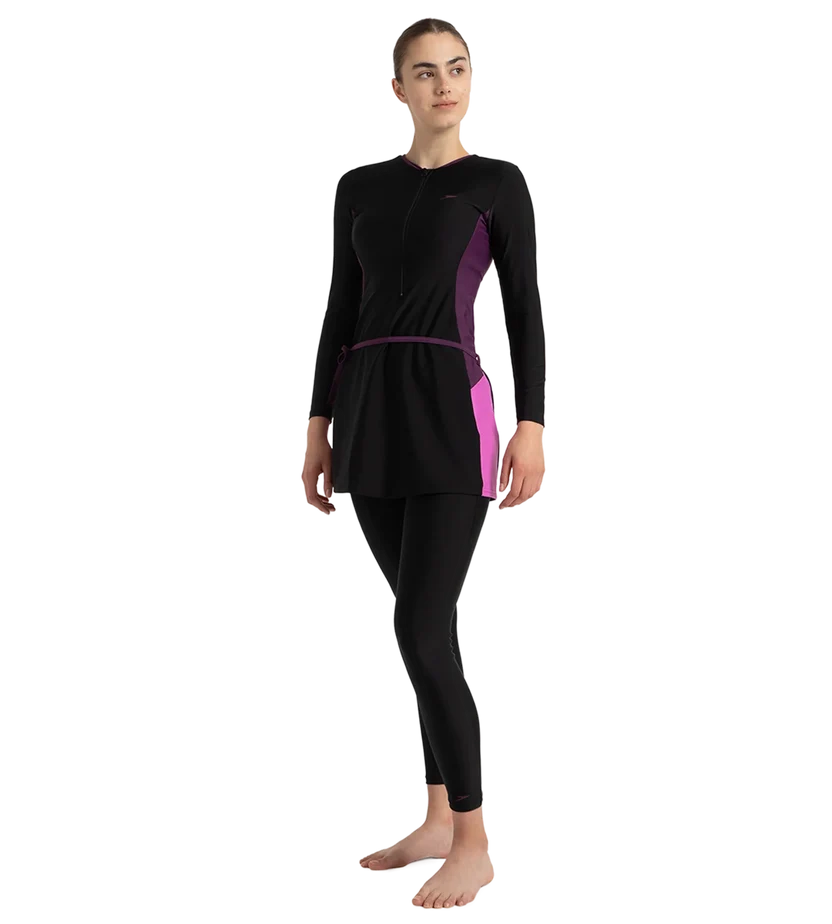 Speedo 2 Piece Closedback Full Body Suit Swimming Costume (Female)