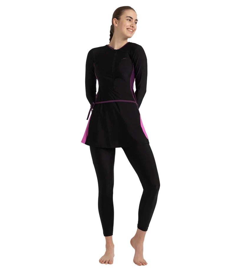 Speedo 2 Piece Closedback Full Body Suit Swimming Costume (Female)