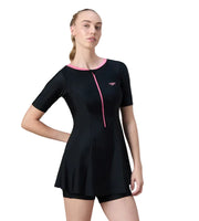 Speedo Endurance 10 Short Sleeve Closedback Female Swimwear