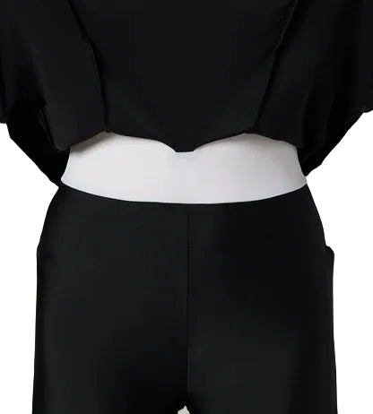 Speedo Closedback Short Sleeve Swimdress With Boyleg Female Swimming Costume