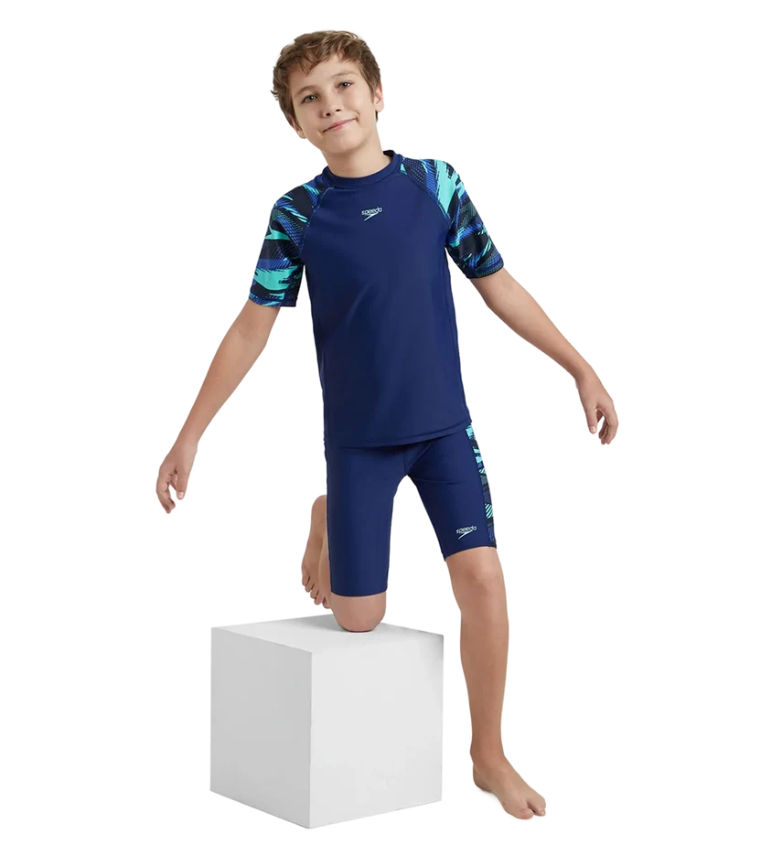 Endurance10 Hyperboom Print Short Sleeve Suntop