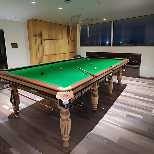 SCS Regal with Imported Slate & Steel Cushions Snooker Table