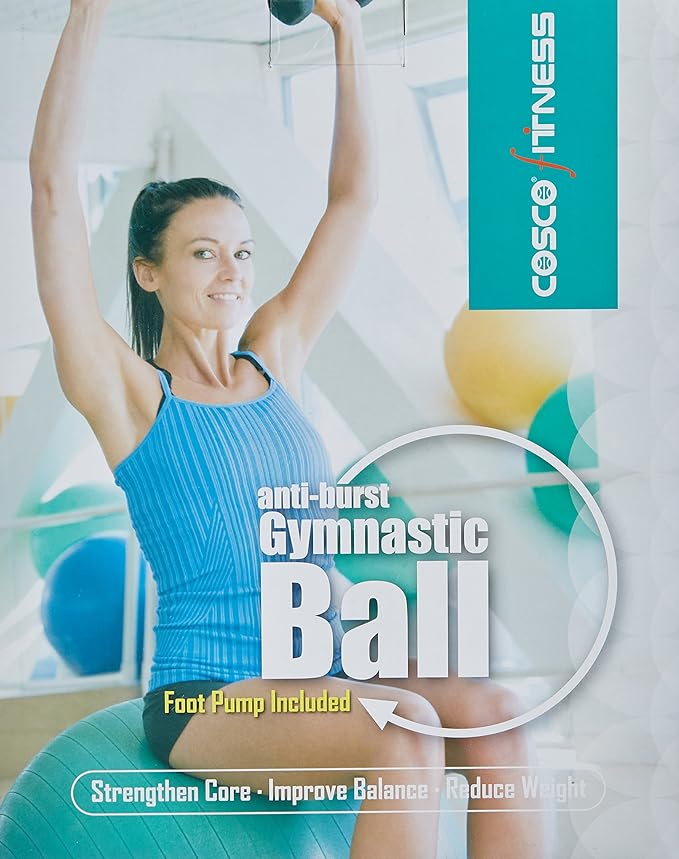 Cosco Gym Ball With Foot Pump Set