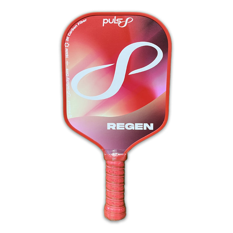 Load image into Gallery viewer, Puls8 Regen Hot Pressed Pickleball Paddle whit bg
