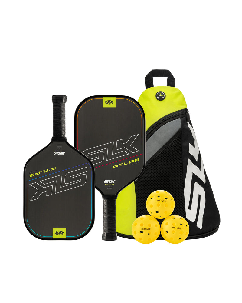 Load image into Gallery viewer, Selkirk SLK Atlas Max Pickleball Bundle(2 Paddles+3 Balls+1Backpack)
