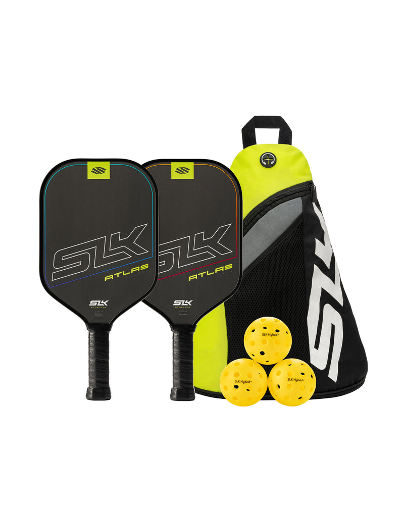 Load image into Gallery viewer, Selkirk SLK Atlas Max Pickleball Bundle(2 Paddles+3 Balls+1Backpack)
