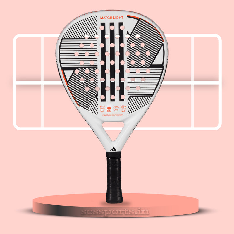 Load image into Gallery viewer, Adidas Match Light 3.3 padel racquet with a lightweight frame for easy maneuverability

