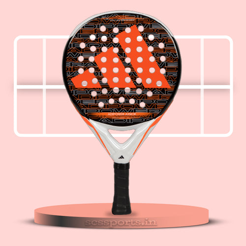 Adidas Adipower Junior 3.3 padel racquet designed for young players with a lightweight frame
